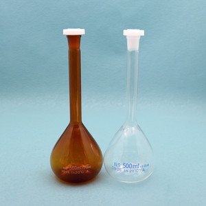 Matraz volumétrico de laboratorio de vidrio, matraz de medición de alta calidad - Product Image 1