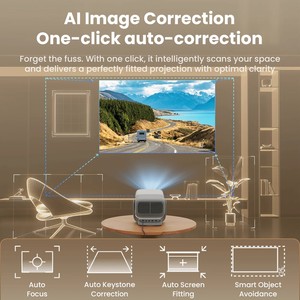 Proyector Láser Triple JMGO N3, 1700 ISO Lúmenes, Zoom Óptico 1.3x, Proyector Láser Triple 4K para el Hogar JMGO N3 - Product Image 5