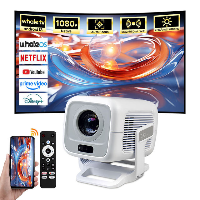 New Design X3AA Projector Auto-focus Smart Full HD 1080P Bluetooth WIFI Portable Mini Outdoor Proyector 4K