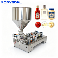 Machine de remplissage semi-automatique pour liquides (ketchup, mayonnaise, huiles essentielles, parfums) en acier inoxydable 304/316 pour bouteilles en verre
