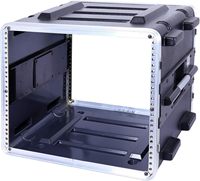 GEHUA Valise de transport robuste à double couvercle amovible, accès sans outil, cadre en aluminium, antichoc, pour équipement AV
