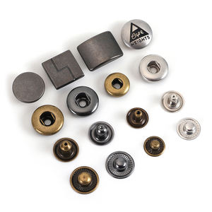 Gran oferta, diseño personalizado, botón a presión de latón de alta calidad, chapado colorido de Metal para prendas - Product Image 1