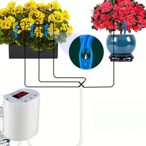Kits d'irrigation goutte à goutte automatiques pour plantes d'intérieur en pot, système d'arrosage intelligent, minuterie d'arrosage DIY pour jardin - Product Image 5