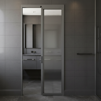 Portes coulissantes et pliantes en verre double vitrage étanche pour patio, modèle PT