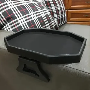 Bandeja organizadora de sillón natural, bandeja para Reposabrazos de sofá, bandeja de almacenamiento plegable para brazo de sofá