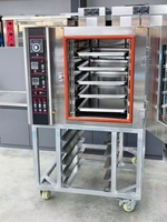 Four à vapeur et à convection multifonctionnel commercial à 5 plateaux pour boulangerie, pâtisserie, pizza, biscuits