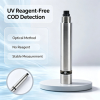 Transmetteur LoRaWAN UV COD sans réactifs avec essuie-glace automatique multiparamètres alimenté par batterie pour la surveillance hors réseau de la qualité de l'eau