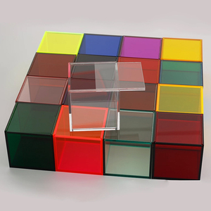 Tùy chỉnh nhà máy <span class=keywords><strong>Acrylic</strong></span> hiển thị trường hợp rõ ràng hộp Cube Organizer đứng Riser vẽ nhựa modling cắt dịch vụ tùy chỉnh màu sắc - Product Image 5