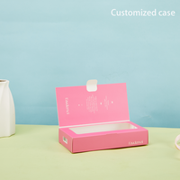 Caja de papel para embalaje de regalo de cosméticos y cuidado de la piel con diseño de logotipo impreso personalizado de alta calidad para lápiz labial y base de maquillaje