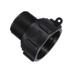 Adaptateur d'eau pour filetage G1.5" pour vanne de conteneur PE, robinet d'eau IBC, convertisseur de fût à eau - Product Image 1