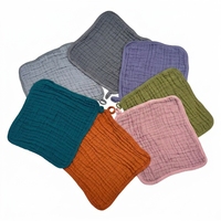 Bavoirs en mousseline 100 % coton pour bébé, doux, respirants, absorbants, pour l'alimentation des nouveau-nés, garçons et filles, fabrication en usine