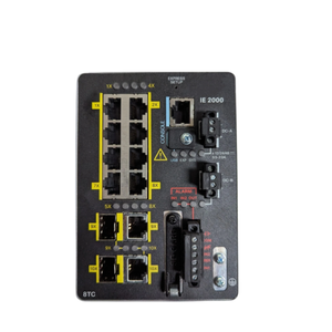 สวิตช์อีเธอร์เน็ตอุตสาหกรรมรุ่น IE-2000-8TC-B ของแท้ 8 พอร์ต 10/100Base-T RJ45 พอร์ตอัปลิงค์รวม 2 กิกะบิต โปรโตคอล 802.1X 220V - Product Image 1