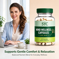 Gélules Véganes de Ginkgo Biloba (60 Capsules) pour la Mémoire et la Concentration – Complément Cérébral Personnalisable OEM