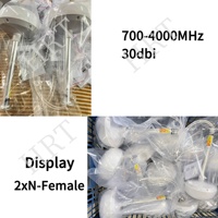 Antena Parabólica de Rejilla para Exteriores de Alta Ganancia de 30dBi, 1700-2700MHz, Antena de Rejilla MIMO para Estación Base, para 4G LTE WLAN 2.4G
