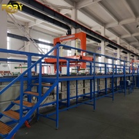 Machine de galvanoplastie, machine de placage au cuivre, machine de placage au chrome, équipement de placage au zinc