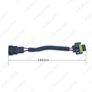 Tự động bóng đèn Đèn ổ cắm <span class=keywords><strong>Adapter</strong></span> 9005/<span class=keywords><strong>9006</strong></span>/9012 nữ để H11 nam <span class=keywords><strong>LED</strong></span> HID Đèn pha hệ thống dây điện cáp nối cắm - Product Image 6