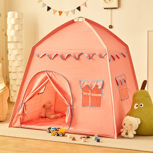 Gran tela de poliéster <span class=keywords><strong>para</strong></span> <span class=keywords><strong>niñas</strong></span> y niños Sterry Star Princess Castle Tent Kids Tent Picnic Pop up Tienda de campaña <span class=keywords><strong>para</strong></span> exteriores - Product Image 6