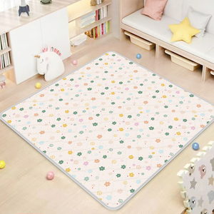 Детский игровой коврик 50 "X 50" Красочные цветы весна 2025 Новый Дизайн Премиум хлопок наполнитель складной утолщенный - Product Image 4