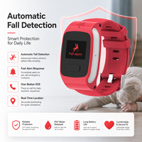 Reloj Inteligente con GPS para Personas Mayores, Red 4G Completa, Llamada de Emergencia SOS, Resistente al Agua IP67, Monitor de Frecuencia Cardíaca y Presión Arterial