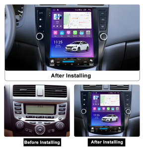 MEKEDE pemutar video radio mobil <span class=keywords><strong>Android</strong></span>, layar sentuh 9.7 inci 8core 4G LTE WIFI pemutar mobil untuk Honda Accord 2003-2008 - Product Image 2