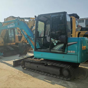 Kobelco 60-8 pelle mécanique d'occasion pelle sur chenilles utilisée 7 tonnes poids de fonctionnement clé comprend moteur pompe PLC - Product Image 1