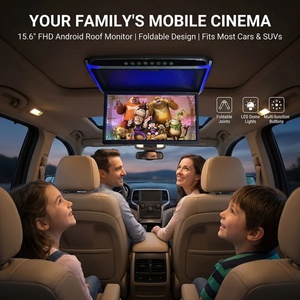10.1inch Universal Car Roof Ceiling Monitor Multimedia Video Player for SUV Truck Van Entertainment System <b>With</b> <b>HDMI</b> <b>USB</b> Input - Product Image 5