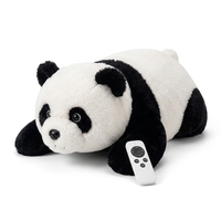 Robot Panda en peluche intelligent à commande à distance, jouet interactif, rembourrage en coton PP doux, compagnon éducatif pour enfants