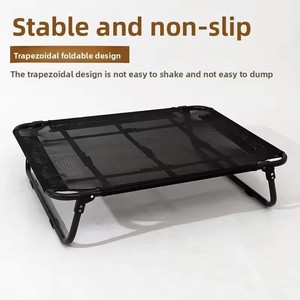 Cama para Mascotas Plegable Rectangular con Marco Elevado, Superficie Transpirable, Uso Interior y Exterior, Fácil Montaje y Limpieza, Antideslizante, Venta al Por Mayor - Product Image 5