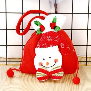 Customization Your Logo Christmas <b>Drawstring</b> <b>Bag</b> Santa Claus Pattern <b>Kids</b> Gift Candy Cloth <b>Bags</b> for Children - Product Image 5