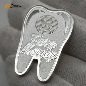 Alien Tooth Fairy novedad regalo plateado <span class=keywords><strong>moneda</strong></span> conmemorativa para regalo de colección - Product Image 4