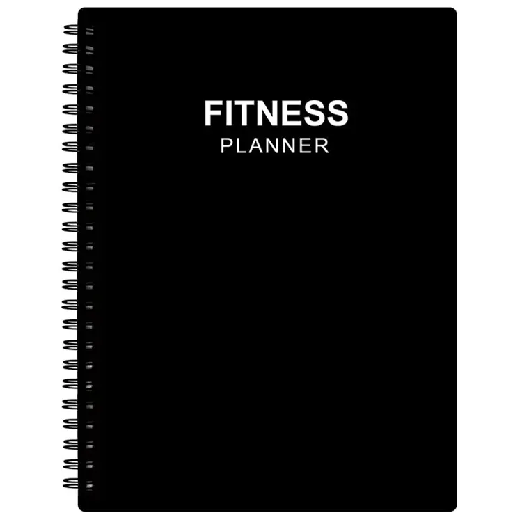 LABON Fitness Journal for Women & Men - A5 Workout Journal/Planner to Track Weight Loss, GYM, Bodybuilding Progress