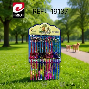 Guinzaglio per cani con campanello e fiocco, 12 pezzi, accessorio per l'addestramento di animali domestici - Product Image 2