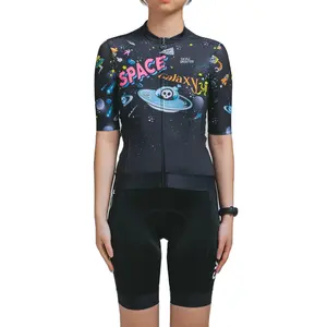 Aerodinamica alla moda abbigliamento ciclismo da donna Jersey Set China Custom Road Bike abbigliamento produttore ciclismo abbigliamento all'ingrosso