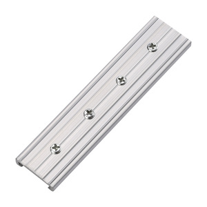 Aluminum Industrial <b>Clamp</b> 152x250x20mm Polished Surface Non-Adjustable Mounting Bracket - Product Image 1
