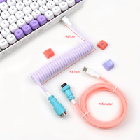 Câble USB-C en nylon tressé GX16 Aviator pour clavier de jeu avec garantie de 12 mois