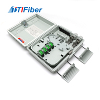 Equipo de Fibra Óptica, Caja de Distribución de Terminales de Acceso de Fibra Óptica para Exteriores FTTH de 8, 12, 16 y 24 Núcleos para Instalación de Redes