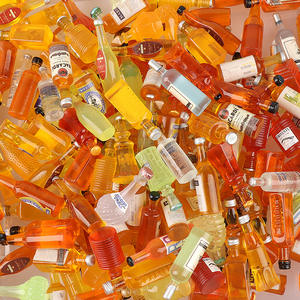 Miniatura de Botella de Vino para Catering, Accesorios de Joyería DIY, Adorno de Resina para Carcasas de Teléfono Móvil, Dije Acrílico con Forma de Garra de Gato - Product Image 6