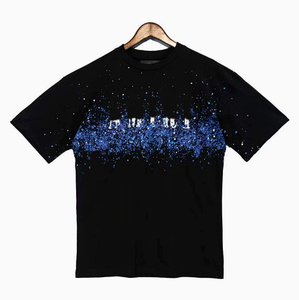 <span class=keywords><strong>T</strong></span>-<span class=keywords><strong>shirt</strong></span> da uomo di marca con logo personalizzato, nuova collezione primavera, manica corta, 100% cotone, stampa di design, alla moda - Product Image 2