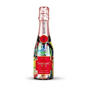 Vino Espumoso Rosado Yilong Brut Dry, 6% ABV, 200ml, Mini Botella, Barrica de Alta Calidad para Aperitivo, Empaquetado en Caja - Product Image 2