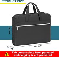 Organizador de Archivos Tipo Acordeón con 12 Bolsillos, Carpeta Expandible, Portadocumentos Portátil, Bolsa para Archivos A4 con Diseño