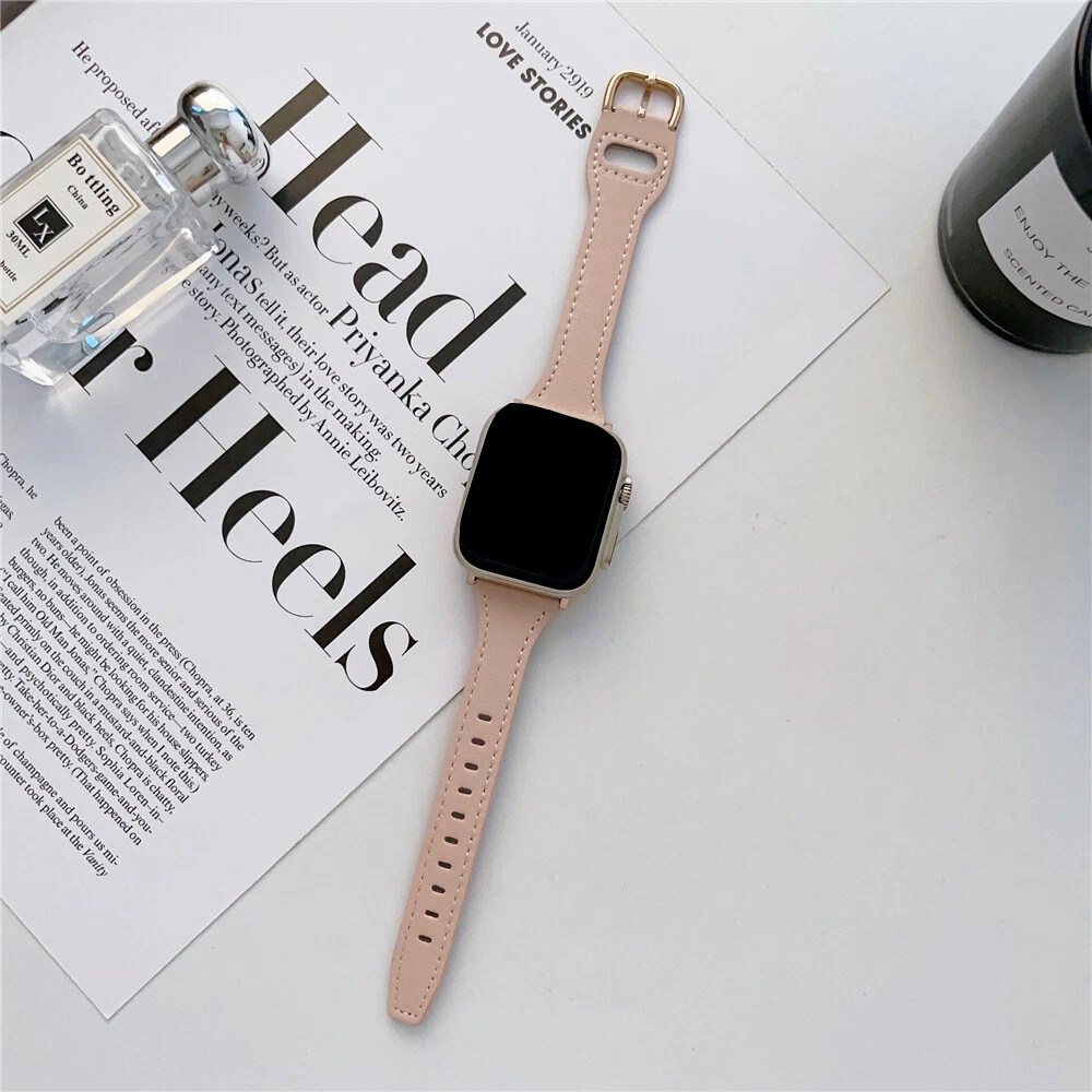 pink band rose gold buckle