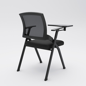 Silla de conferencia plegable con tablero de escritura y mesa integrada para salas de reuniones y clases de formación - Product Image 3