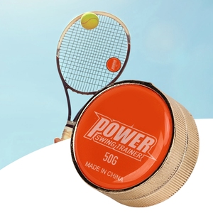 Raqueta DE TENIS POWERTI Swing Peso Acero 50g Peso Adición de peso Swing DE TENIS Ayuda de entrenamiento para competición Calentamiento Naranja - Product Image 5