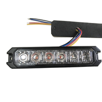 Luz estroboscópica de montaje en superficie de 6 LED de alta calidad, luz verde, toque negativo para cambiar los patrones de Flash LTD16E