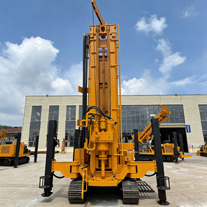 เครื่องเจาะบ่อน้ำไฮดรอลิก 500 เมตร รุ่น XHS500S พร้อมมอเตอร์และปั๊มสำหรับเจาะแบบ DTH ความเร็ว 25-200 รอบต่อนาที สำหรับดินผสมและหิน - Product Image 4