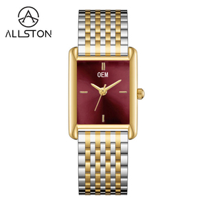 Montre de luxe personnalisée pour femme, montre carrée de luxe pour femme, montre à quartz, mode décontractée, montre en acier inoxydable pour femme, copie OEM ODM - Product Image 3
