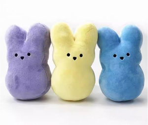 Petite taille Super douce peluche lapin américain poupée couette PP coton lavé transfrontalier Lil Peep guimauve pâques chien jouet boîte - Product Image 1