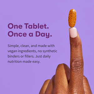 OEMプライベートラベル女性用1日1回ホールフードマルチビタミン60粒ビーガンタブレットオーガニック栄養サポート栄養補助食品 - Product Image 5