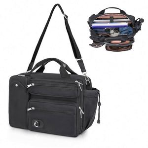 BSCI Factory Hot Sale Multiple Pockets For Versatility Design <b>Laptop</b> <b>Bag</b> Portable Waterproof Custom Logo Shoulder <b>Messenger</b> - Product Image 3