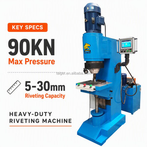 เครื่องรีเวทไฮดรอลิกแบบหมุน 65KN 90KN สำหรับงานหนัก รุ่น Radial Orbital สำหรับรีเวทแบบตันและแบบกลวง ขนาด 4-30 มม. - Product Image 1